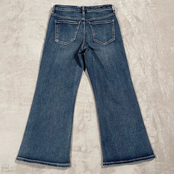 Liverpool Women's Jeans Hannah Crop Flare Denim Stretch Size 6_28 Blue - Picture 9 of 9